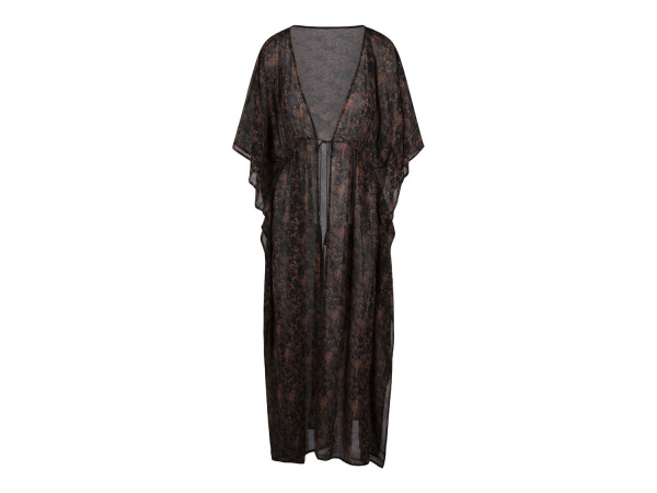 Linga Dore Damen Kimono black copper print