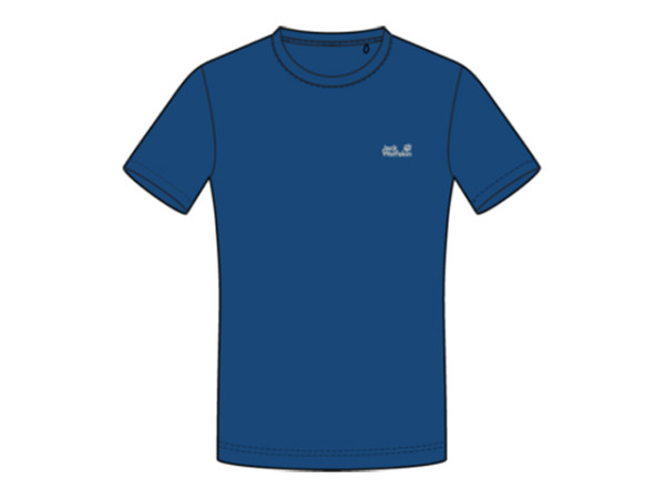 Jack Wolfskin Herren outdoor Shirt Vonnan S/S blue orchid