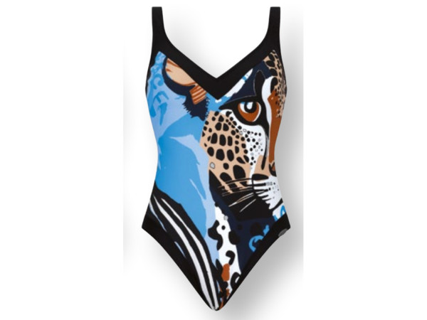 Sunflair Damen Badeanzug Collectors Art Edition schwarz/multi C-Cup