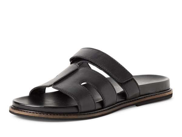 Marco Tozzi Damen Pantolette black/Klett