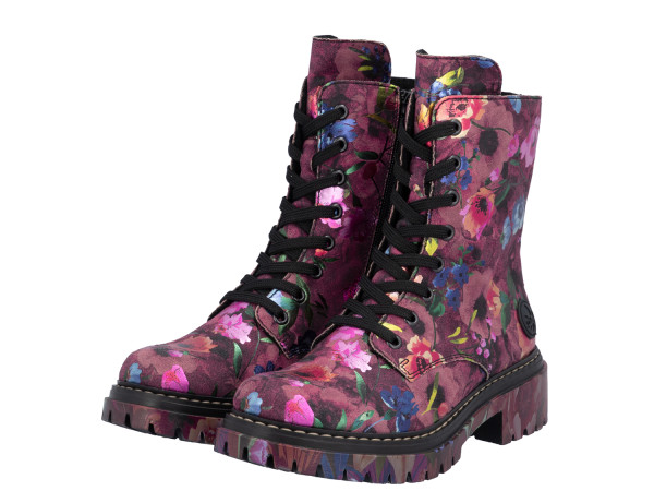 Rieker Damen Schnürstiefeltte multi