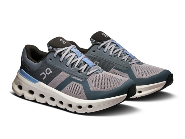 ON-Running Herren Strassenlaufschuh Cloudrunner 2 alloy/chambray
