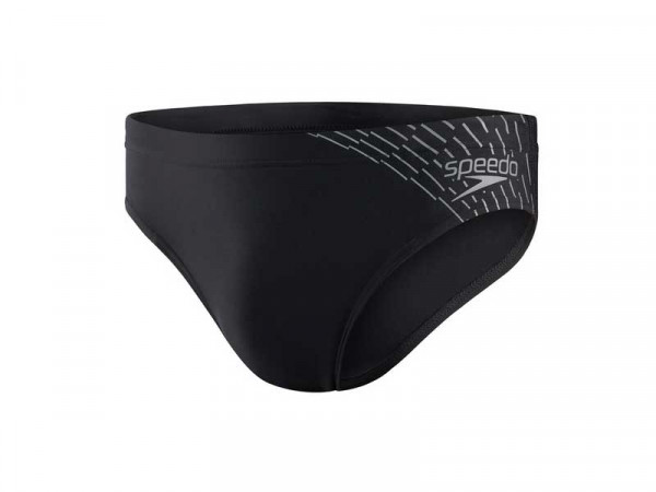 SPEEDO Badehose MEDLEY Logo7cm schwarz