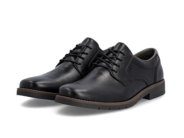 Rieker Herren Schnürschuh schwarz