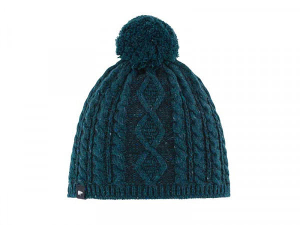 Eisbär Damen Mütze Jean Active Pompon petrol
