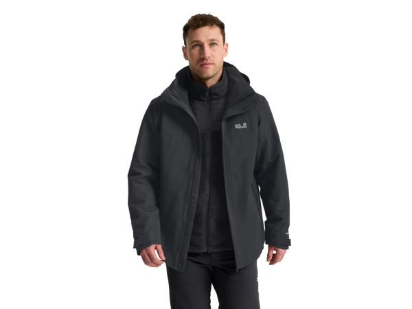 Jack Wolfskin STONELITE Herren 3in1 Jacke phantom