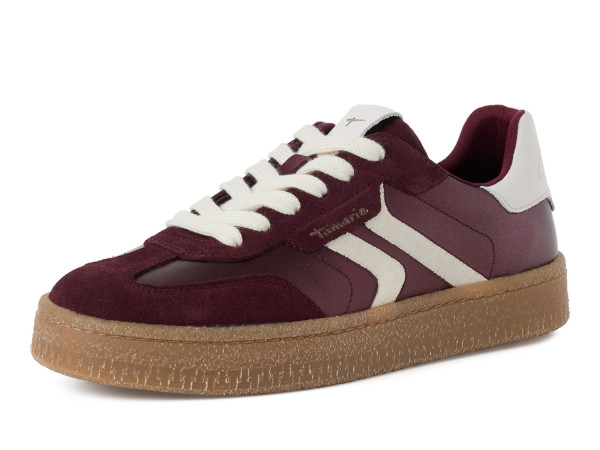 Tamaris Damen Sneaker bordeaux/metallic