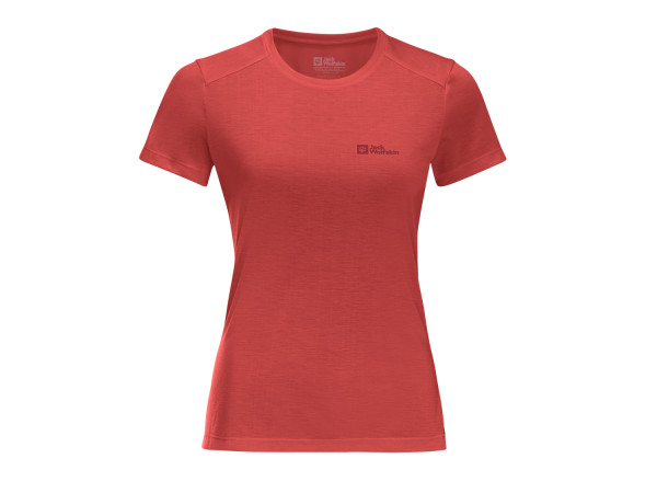 Jack Wolfskin Damen T-Shirt Vonnan W vibrant red