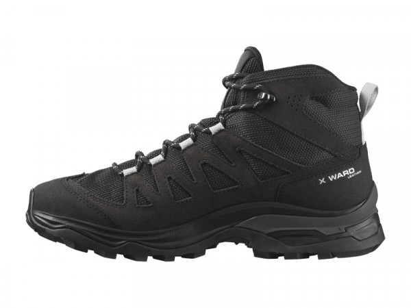 Salomon Damen Trailschuh X Ward Leder schwarz/Gore-Tex