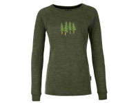 Pally Hi Damen Merino Langarm Shirt Treedance grün Pally Hi Damen Merino Langarm Shirt Treedance grün