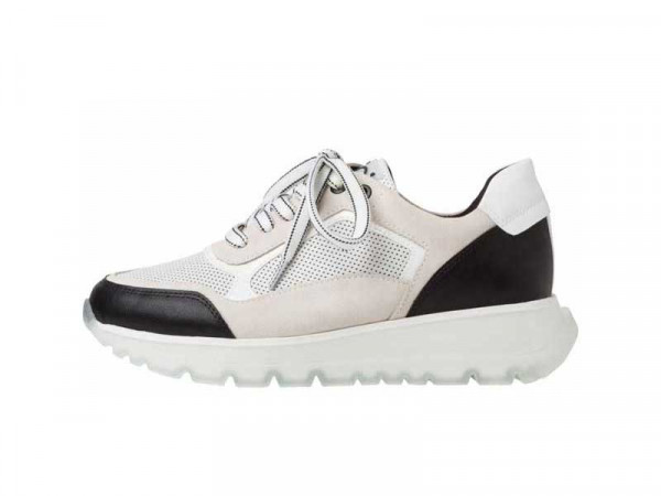 Marco Tozzi Damen Sneaker in White/Black GMK