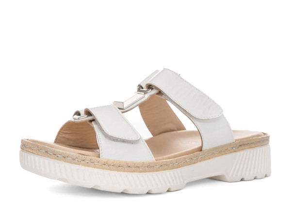 Ara Damen Pantolette Capril weiss/patent