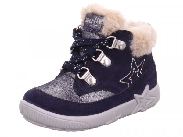 Superfit Mädchen Winterboots Starlight blau/Gore-Tex