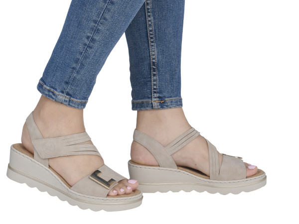 Rieker Damen Sandale ginger/morella