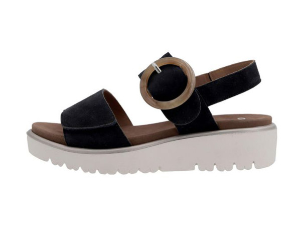 Ara Damen Sandale Bilbao blau/klett