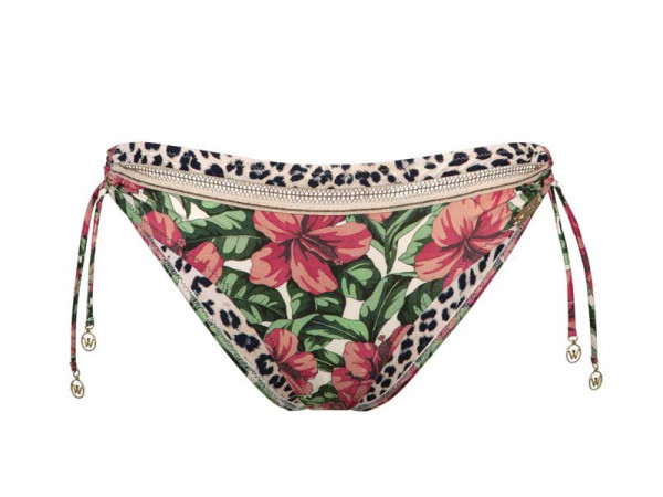 Watercult Damen Bikini Slip multicolor Serie wild-hibiscus