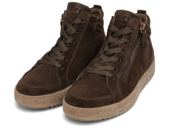 Ara Damen Sneaker High Osaka schwarz/leo/patent