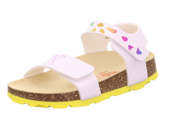 Superfit Mädchen Bio Sandale weiss/multicolor