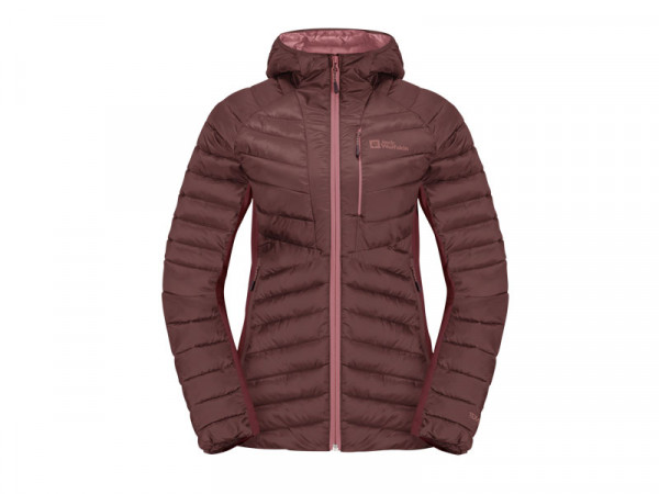 Jack Wolfskin Damen Hybrid Isolationsjacke Routeburn Pro dark maroon