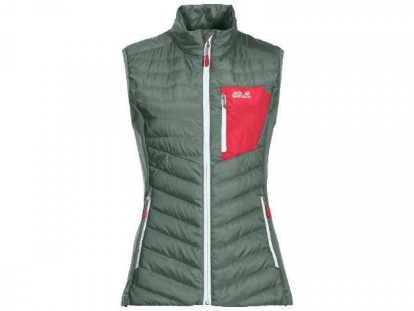 Jack Wolfskin Damen Weste Routeburn grün