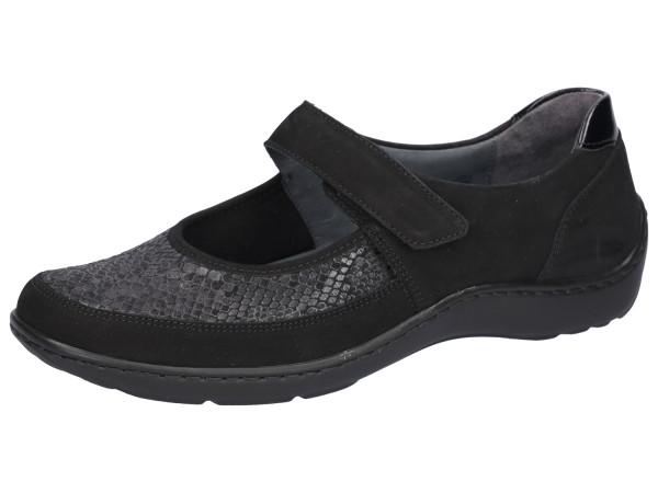 Waldläufer Damen Ballerina Henni schwarz