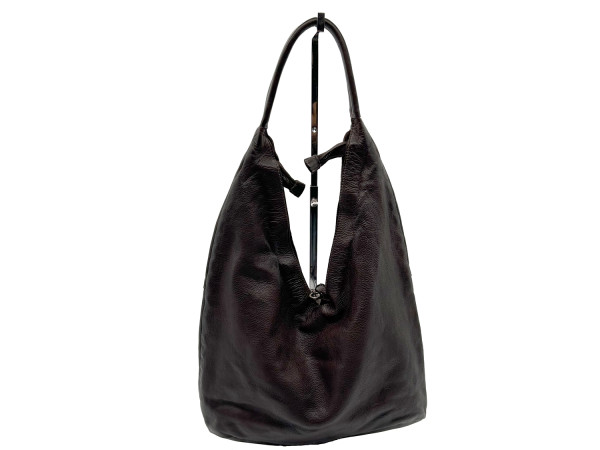 Taschendieb Damen Echt-Leder Handtasche Kaiserstrasse 19 mocca