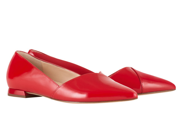 Högl Damen Ballerina Blouevard 10 red/lack