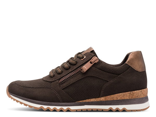 Marco Tozzi Damen Sneaker mocca/comb