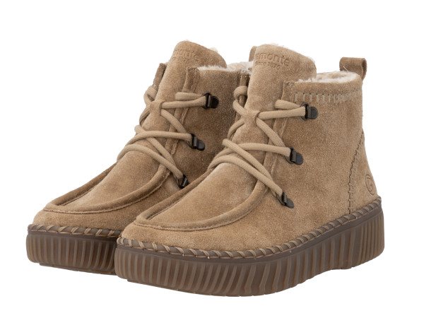 Remonte Damen Boots camel/Warmfutte