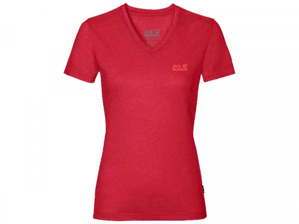Jack Wolfskin Damen Shirt Crosstrail rot