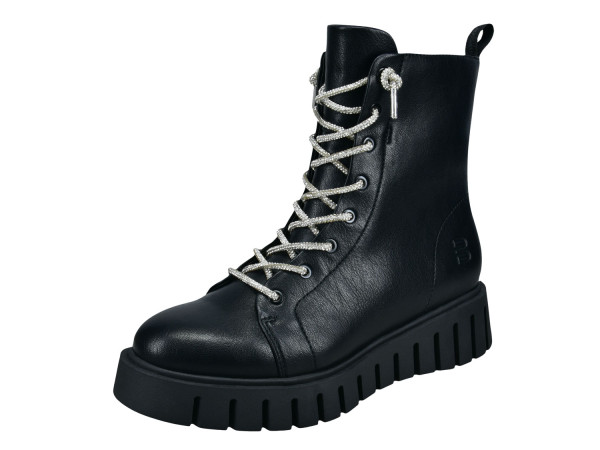 TT.BAGATT Damen Schnürstiefel schwarz