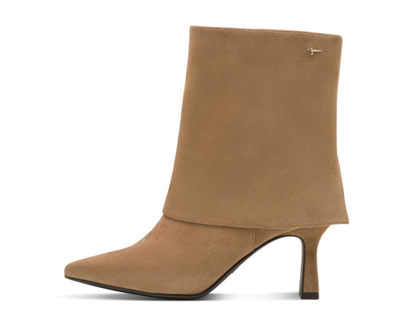 Tamaris Damen Bootie beige/Stulpe
