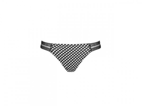 Watercult Damen Bikini Slip schwarz Serie Vintage Checks