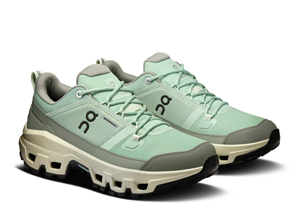 ON-Running Damen Wanderschuh Cloudrock Low mineral/aloe Waterproof