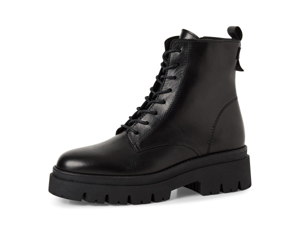 Tamaris Damen Schnürstiefelette schwarz