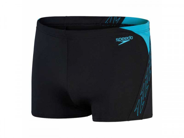 Speedo HYBERBOOM Kastenbadehose black/grey