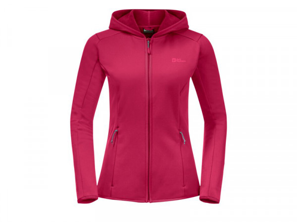 Jack Wolfskin Damen Fleece Jacke Baiselberg rot