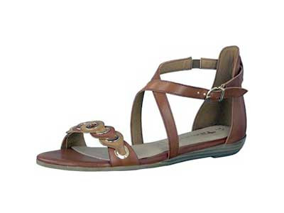 Tamaris Damen Sandalette Brandy