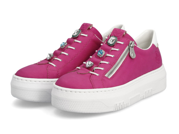 Rieker Damen Sneaker fuchsia/white