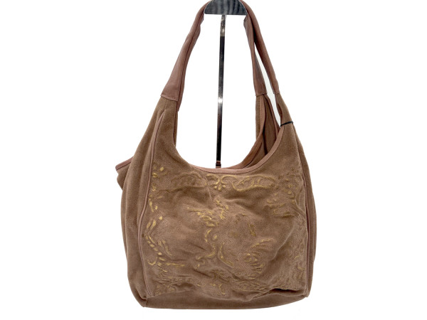 Taschendieb BÄCKERSTRASSE 3 Damen Echt-Ledertasche brandy