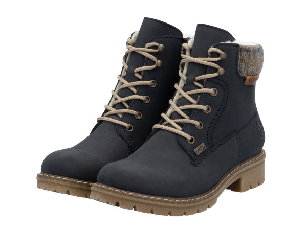 Rieker Damen Boots pazifik/Warmfutter Membrane