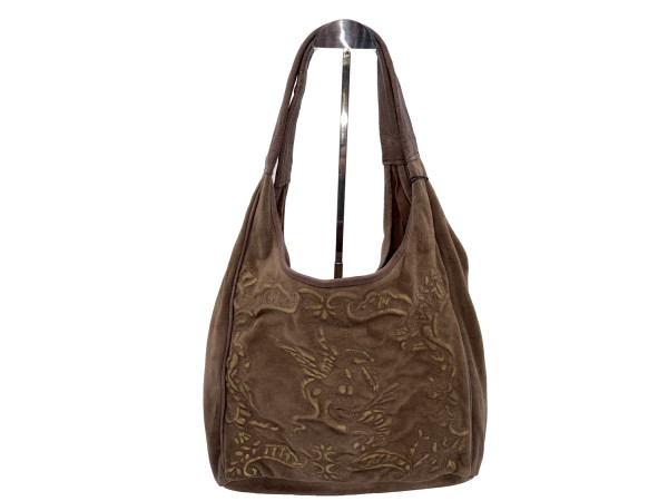 Taschendieb BÄCKERSTRASSE 3 Damen Echt-Ledertasche espresso