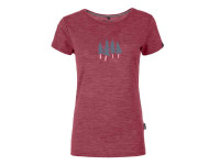 Pally Hi Damen Merino Shirt Treedance rot Pally Hi Damen Merino Shirt Treedance rot