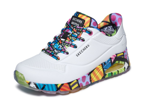 Skechers UNO Britto Landscape Damen Sneaker weiss