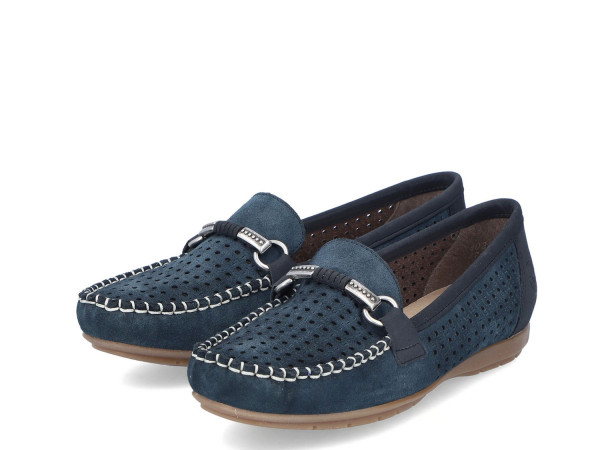 Rieker Damen Loafer blau