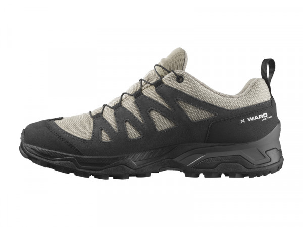 Salomon Damen Trailschuh X Ward Leder schwarz/Gore-Tex