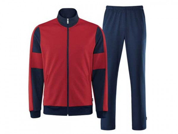 Schneider Sportswear Herren Trainingsanzug Bent rot/blau