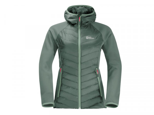 Jack Wolfskin Damen Hybrid Jacke Routeburn Pro grün