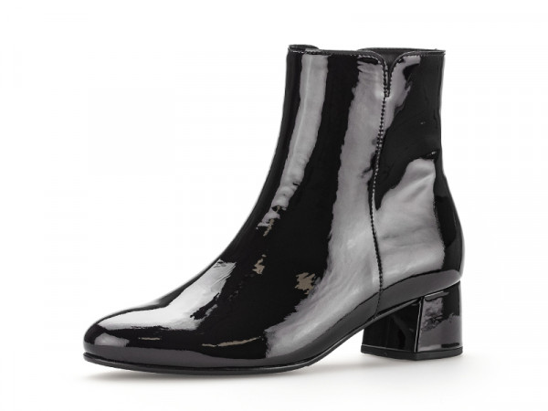 Gabor Damen Stiefelette schwarz/lack