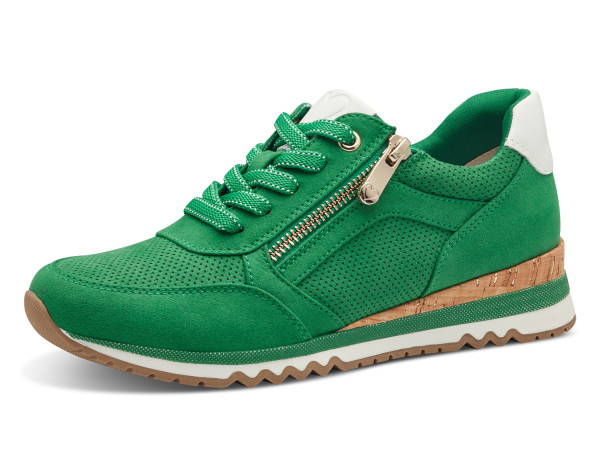 Marco Tozzi Damen Sneaker grün/combi